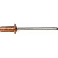 Dicht-Blindniete Kupfer/Edelstahl 3,2 x 9,5 mm