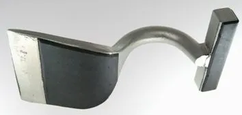 STUBAI Schaleisen 120 mm mit aufvulkanisiertem Gummischutz