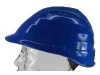 Arbeits-Schutzhelm blau