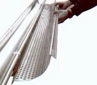 Aluminium Laubschutz 25er
