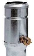 Zink Regenwassersammler 80 mm mit Schlauchgarnitur