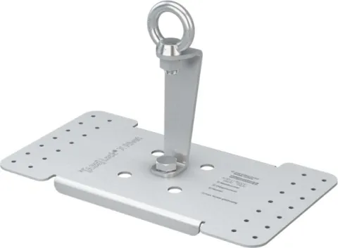 X- Rivet Zwischenhalter im Seilsicherungssystem