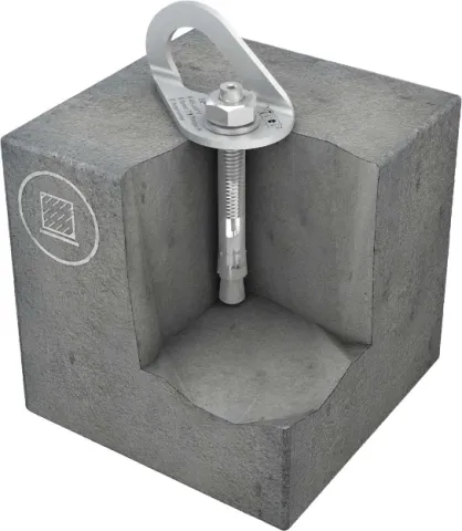 Edelstahl Verankerungspunkt für Beton ABS-Lock V-B zum Einschlagen
