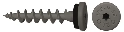 Isolierplattenschraube IPS-H 8 x 55 mm telegrau RAL 7045