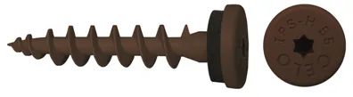 Isolierplattenschraube IPS-H 8 x 55 mm sepiabraun RAL 8014