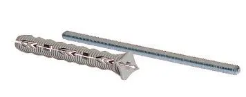 DREHFIX Schnellmontagedübel für die Rohrschellenmontage M10 x 300 mm für Ziegel
