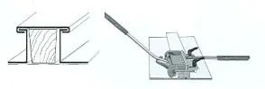 Leistenfalz- Handformer K6