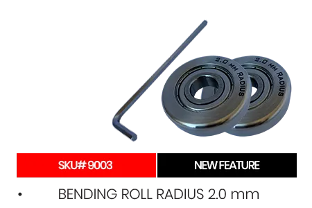 Biegerolle r= 2,00 m zu Modell DXL