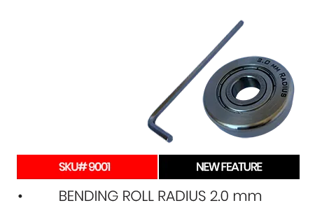 Biegerolle 2,00 m zu PocketBender