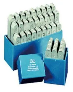 Buchstaben Schlagstempel- Satz 8 mm