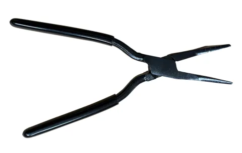 Falzzange mit Skala, gerade, PVC-Griff, durchgesteckt, 60 mm