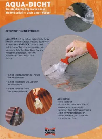 AQUA-DICHT - transparent - 1 kg-Dose