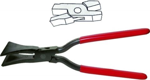 STUBAI Falzzange 60 mm gerade
