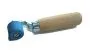 Andrückrolle 28 mm aus PTFE einarmig blau