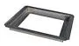 Edelstahl Aufsetzrahmen eckig 150 x 150 mm