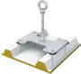 Edelstahl-Anschlagpunkt für Sandwichpaneele ABS-Lock X-SW 300 mm