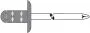 Alu/Edelstahl 4,0 x 10,0 mm Graualuminium RAL 9007 Alu/Edelstahl 4,0 x 10,0 mm Graualuminium RAL 9007