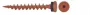 Isolierplattenschraube IPS 8,00 x 80 mm schokoladenbraun RAL 8017