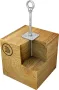 Edelstahl- Anschlagpunkt für Holz 400 mm