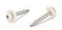 Fensterbankschrauben Edelstahl weiß RAL 9003 3,9 x 19 mm mit TORX 15