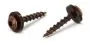 Fensterbankschrauben Edelstahl braun RAL 8017 3,9 x 19 mm mit TORX 15