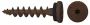 Isolierplattenschraube IPS-H 8 x 55 mm sepiabraun RAL 8014