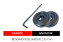 Biegerolle radius 2,00 m zu XL
