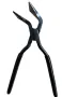 Falzzange mit Skala 45° gebogen, PVC-Griff, durchgesteckt, 60 mm