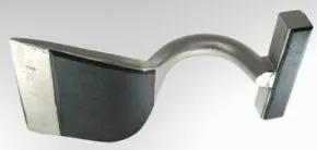 STUBAI Schaleisen 120 mm mit aufvulkanisiertem Gummischutz
