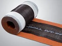 First- und Gratlüftungsrolle mit PE-Gewebemittelteil rot 310 mm