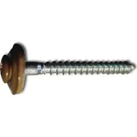 EDELSTAHL Spenglerschraube 4,5 x 25 mm TX 20 lackiert sepiabraun RAL 8014