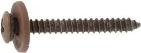 Fensterbankschrauben Edelstahl braun RAL 8017 3,9 x 19 mm mit Kreuzschlitz