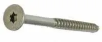 EDELSTAHL Senkkopf-Spannplattenschraube 6,0 x 100/60 mm TORX 25