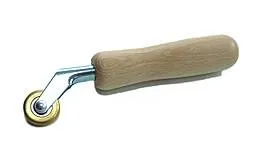 Andrückrolle aus Messing 6 mm rund