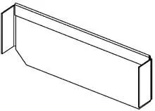 Edelstahl Endstück 100 mm