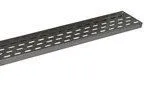 Edelstahl Lochblechrost 125 mm zu Flachdachrinne