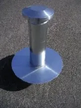 Edelstahl Flachdachentlüfter Ø 120 mm