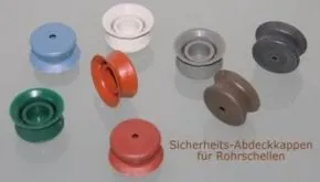 Sicherheits-Abdeckkappe weiß