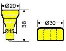 Rundstempel 3,0 mm und Rundmatrize 3,2 mm