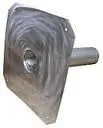 Edelstahl Notüberlauf rund Ø 98 mm gerade Platte