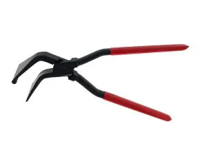 Falzzange 60 mm 45 ° mit Radiusbacke