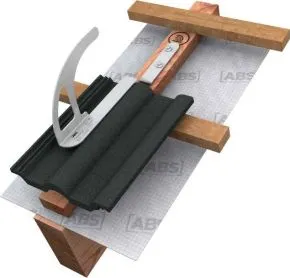 Edelstahl Sicherungshaken schmale Form gekröpft RAL 3009