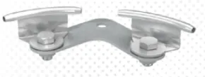 Edelstahl 90° Kurve für 6 mm Seil