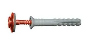 Edelstahl verkupfert Spenglerschraube 6,0 x 60 mm Kreuzschlitz mit vormontiertem Nylondübel
