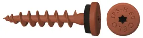 Isolierplattenschraube IPS-H 8 x 55 mm kupferbraun RAL 8004