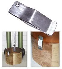 Restrollenklammer 120 mm