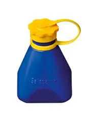 Lötwasserflasche flaschenform blau
