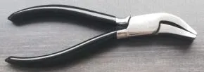 EDELSTAHL Mini-Falzzange 22 mm 45° gebogen
